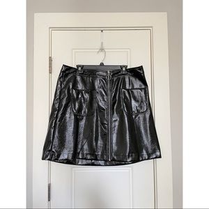 Eloquii pleather skirt